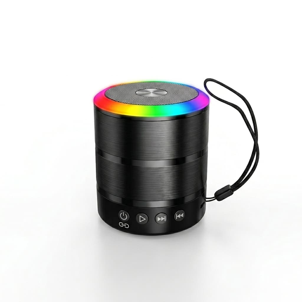 Auris Kln190 Bluetooth Speaker Mini Işıklı Şarjlı