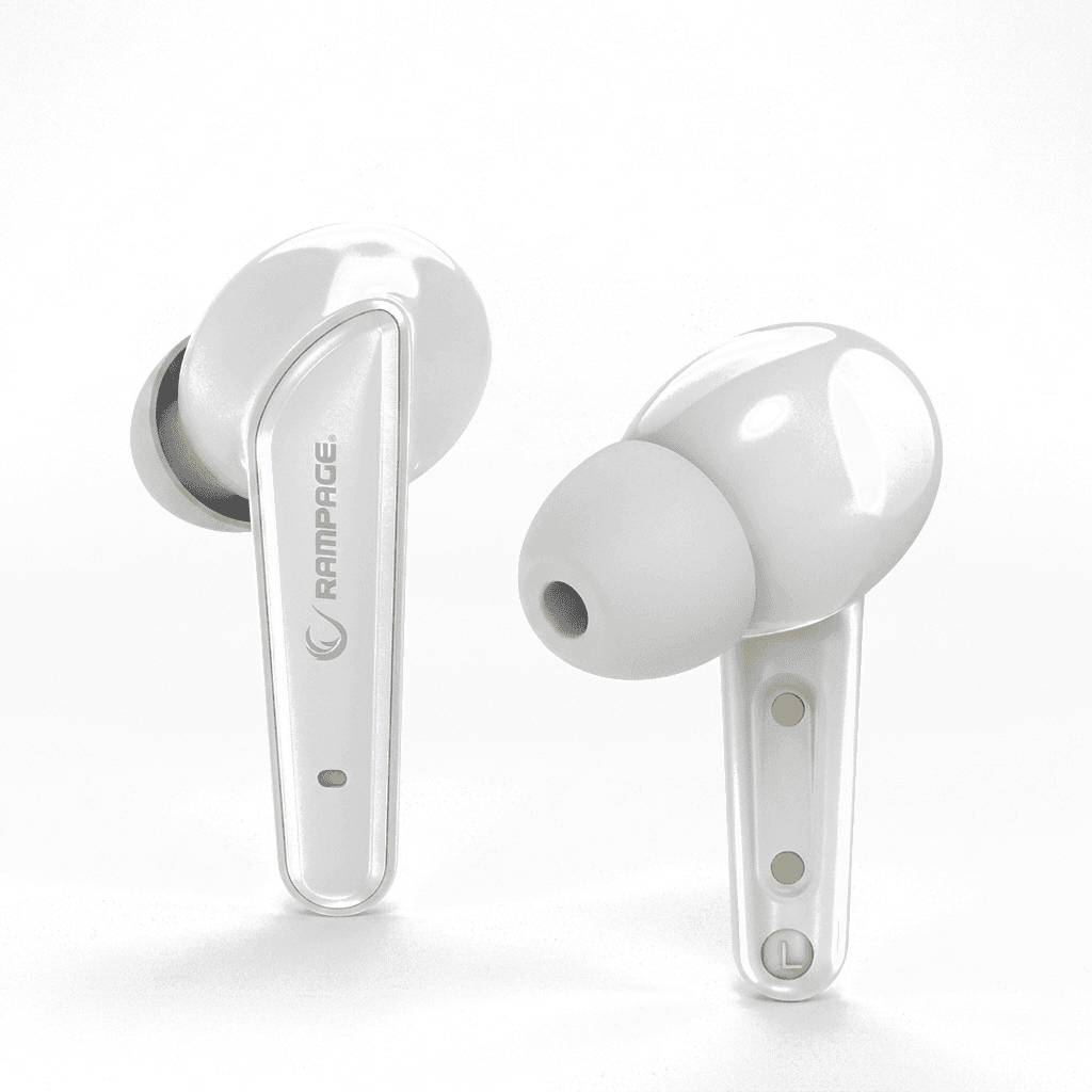 Rampage RM-TWS01G Viper TWS Bluetooth Mikrofonlu Kulak İçi Oyuncu Kulaklığı Beyaz