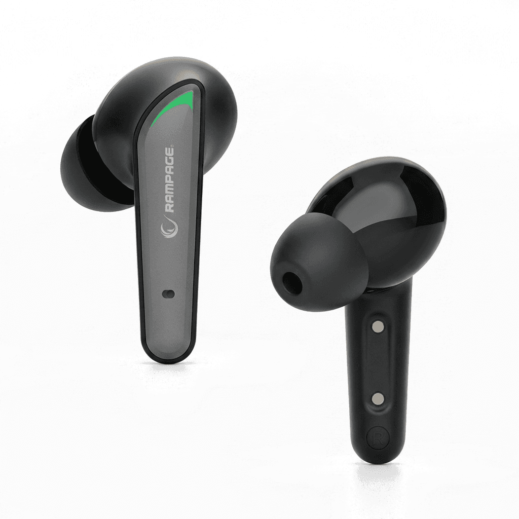 Rampage RM-TWS01G Viper TWS Bluetooth Mikrofonlu Kulak İçi Siyah Oyuncu Kulaklığı